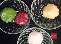 豆沙馅白菜馒头的做法图解1