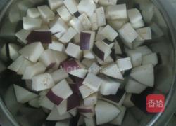 茄子打卤面的做法图解3