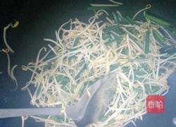 自发绿豆芽炒韭苔的做法图解5
