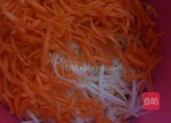 荤素搭炒三丝的做法图解1