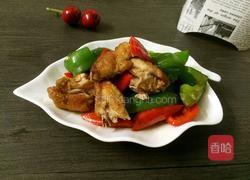 圆椒炒鸡翅的做法图解9