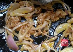 肉丝炒豆角茄子的做法图解3