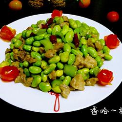 毛豆米肉丁的做法[图]