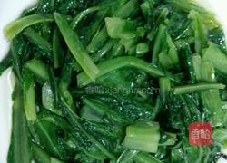 炒油麦菜的做法图解4