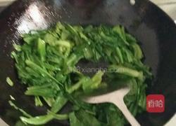 炒油麦菜的做法图解3