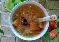 银耳雪梨冰糖水的做法图解4