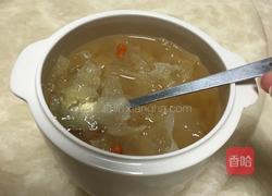 银耳莲子燕窝的做法图解4