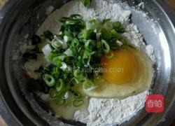 葱香火腿鸡蛋饼的做法图解4