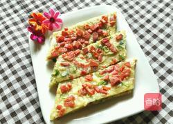 葱香火腿鸡蛋饼的做法图解10