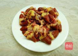 双椒炒鸡心的做法图解1