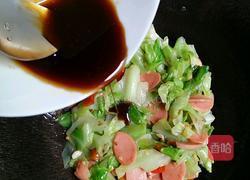 爆炒火腿圆白菜的做法图解10