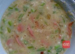 青椒鸡蛋饼的做法图解3