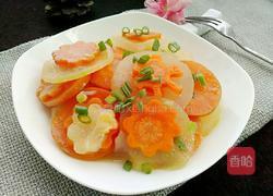 冬瓜炒胡萝卜的做法图解11