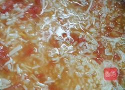 西红柿金针菇煮饭的做法图解6