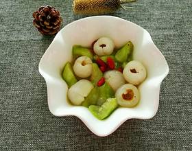 丝瓜炒荔枝[图]