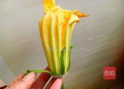 南瓜花酿肉的做法图解2