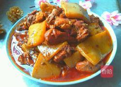 香辣蘑芋烧鸭腿的做法图解11