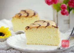 拉花戚风蛋糕（八寸）的做法图解1