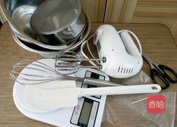 拉花戚风蛋糕（八寸）的做法图解3