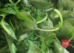 蒜蓉炒红薯叶的做法图解3