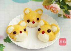小熊南瓜馒头的做法图解1