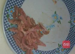 肉炒蒜台的做法图解2