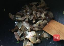蒜苔炒腊肉的做法图解6