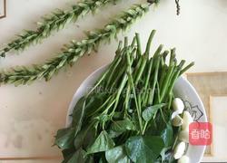 蒜香地瓜叶的做法图解1