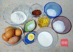 斑马纹戚风的做法图解1