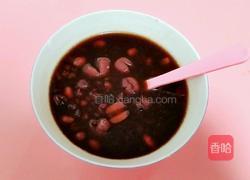 红豆花生黑米粥的做法图解5
