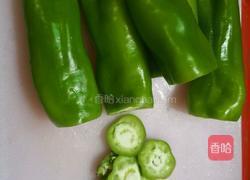 辣椒酿肉的做法图解2