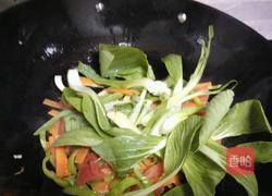 蔬菜炒面的做法图解4