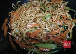 蔬菜炒面的做法图解5