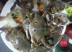 姜葱蒜炒蟹的做法图解1