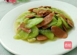 黄瓜炒火腿肠的做法图解9