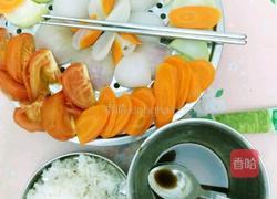 蔬菜蒸盘（简易晚餐）的做法图解2