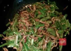青椒炒肉丝的做法图解6