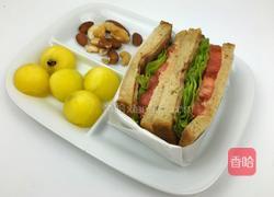培根生菜番茄三明治的做法图解5