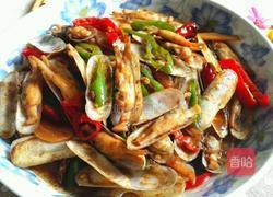 酱爆蛏子的做法图解9