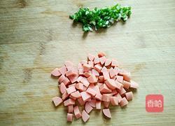 玉米火腿粥的做法图解2