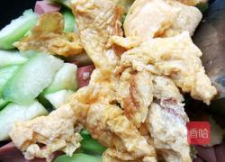 丝瓜火腿炒蛋的做法图解6