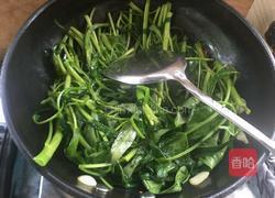 炝炒空心菜的做法图解4