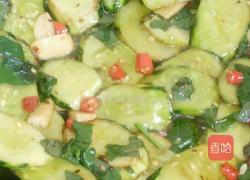 紫苏煎黄瓜的做法图解4