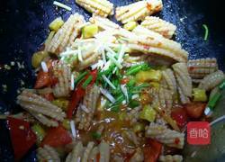 酸辣鱿鱼花的做法图解10