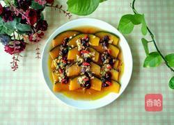 豆瓣酱蒸南瓜的做法图解10