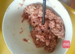 香菇酿肉的做法图解2