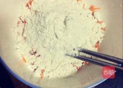 橄榄胡萝卜丝鸡蛋饼的做法图解3