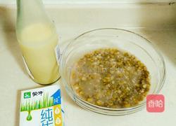 奶味绿豆冰棍的做法图解1