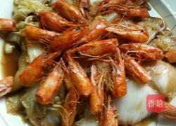 虾头白菜的做法图解5