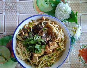 豆腐海帶堿面條